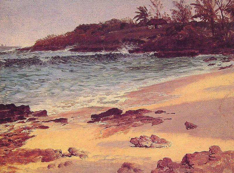Albert Bierstadt Bahama_Cove Norge oil painting art